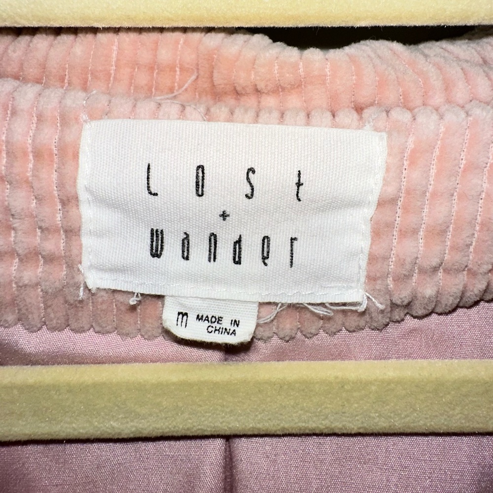 Lost And Wander Corduroy Cropped Jacket View 2